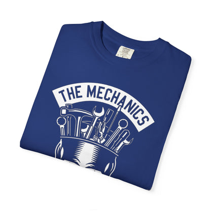 Skull Mechanic T-Shirt, Unisex Tee for Auto Enthusiasts, Maintenance Gifts, DIY Lover Apparel, Halloween & Birthday Gift
