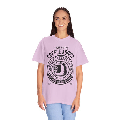Coffee Addict Garment-Dyed T-shirt