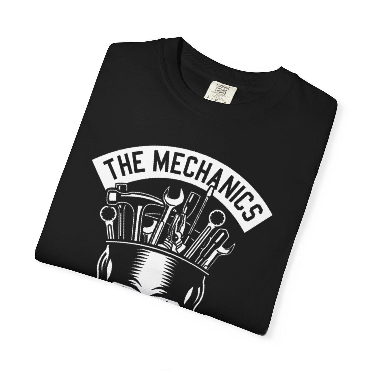 Skull Mechanic T-Shirt, Unisex Tee for Auto Enthusiasts, Maintenance Gifts, DIY Lover Apparel, Halloween & Birthday Gift