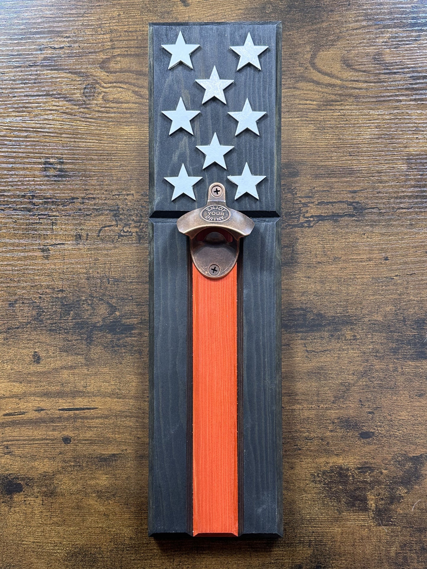 THIN RED LINE FLAG BOTTLE OPENER