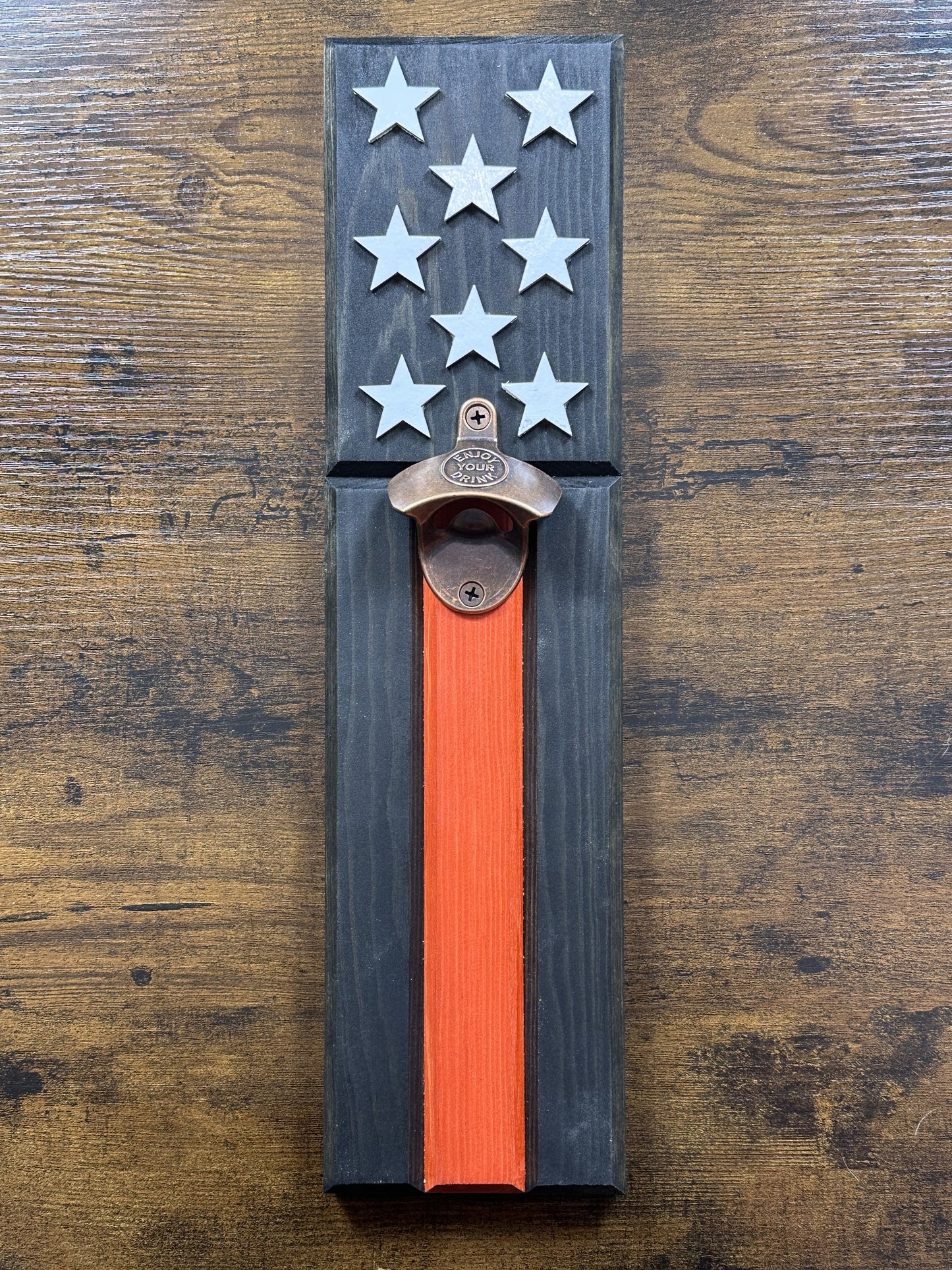 THIN RED LINE FLAG BOTTLE OPENER