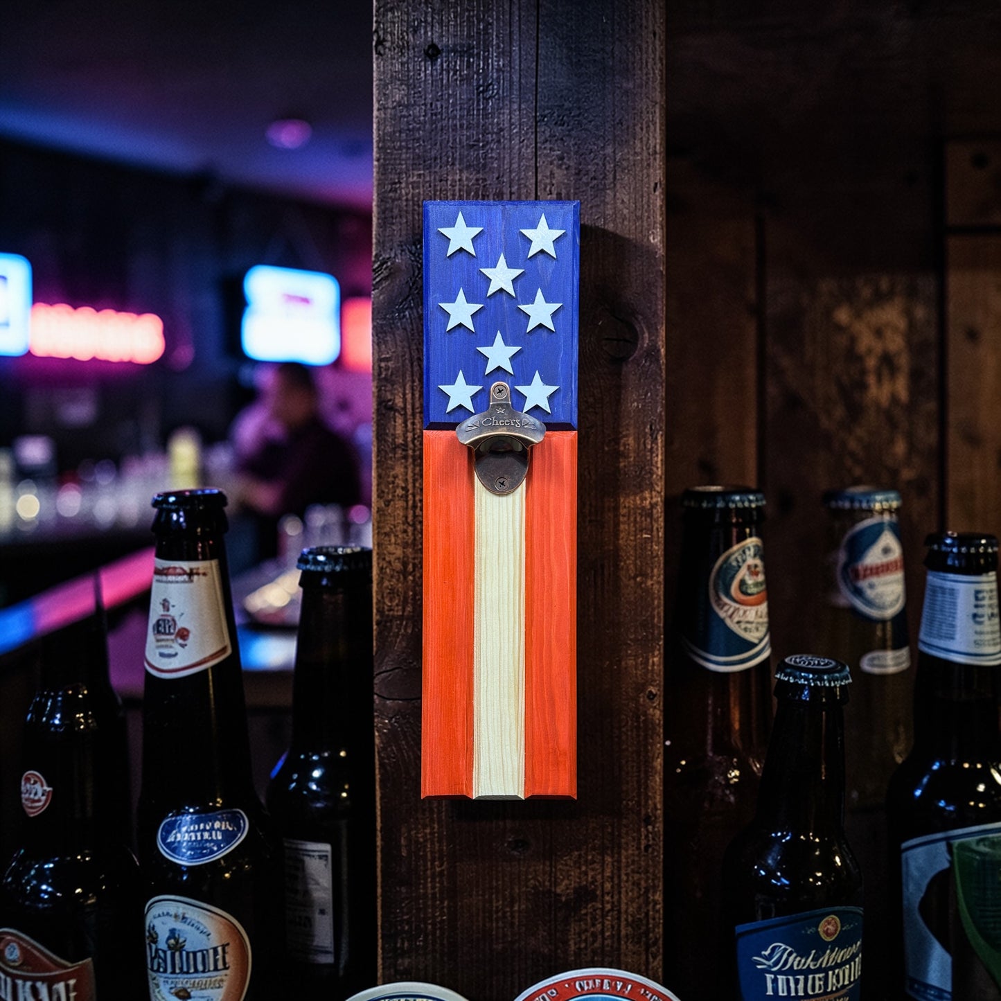 USA FLAG BOTTLE OPENER