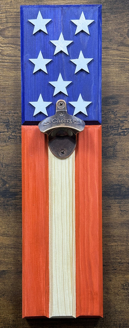 USA FLAG BOTTLE OPENER