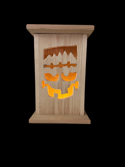Frankenstein Cedar lantern 12 " tall 🎃