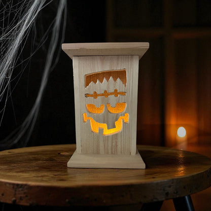 Frankenstein Cedar lantern 12 " tall 🎃