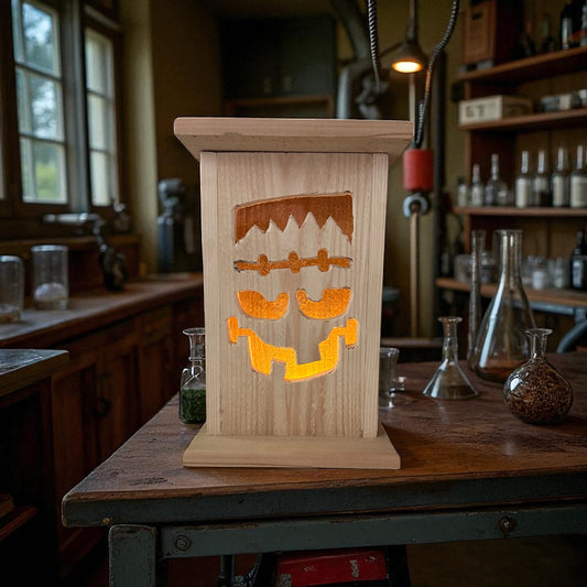 Frankenstein Cedar lantern 12 " tall 🎃