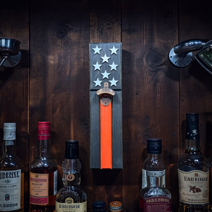THIN RED LINE FLAG BOTTLE OPENER